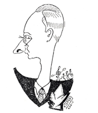 Caricatura de Luis de Arámburu